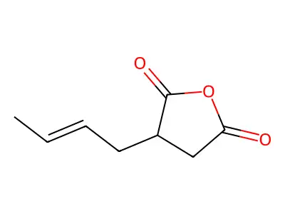 Crotylsuccinic anhydride structure