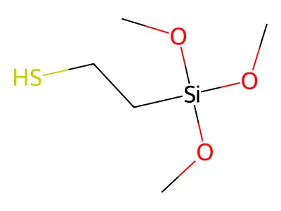 2-(三甲氧基硅基)乙硫醇 structure