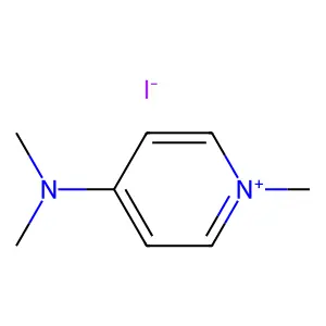 Pyridinium, 4-(dimethylamino)-1-methyl-, iodide (1:1) structure