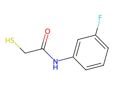 N-(3-fluorophenyl)-2-sulfanylacetamide structure