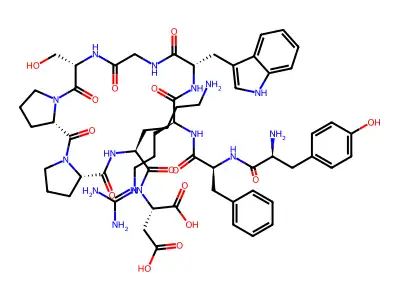 Msh, beta, (9-18), tyr(9)- structure