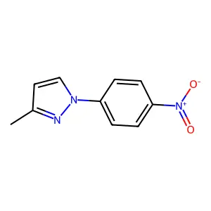 3-methyl-1-(4-nitrophenyl)-1H-pyrazole structure
