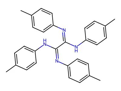 Ethanediimidamide, N,N',N'',N'''-tetrakis(4-methylphenyl)- structure