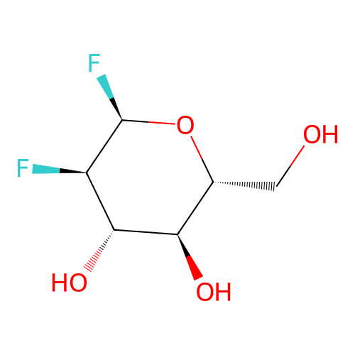2-Deoxy-2-fluoro-alpha-d-glucopyranosyl fluoride structure