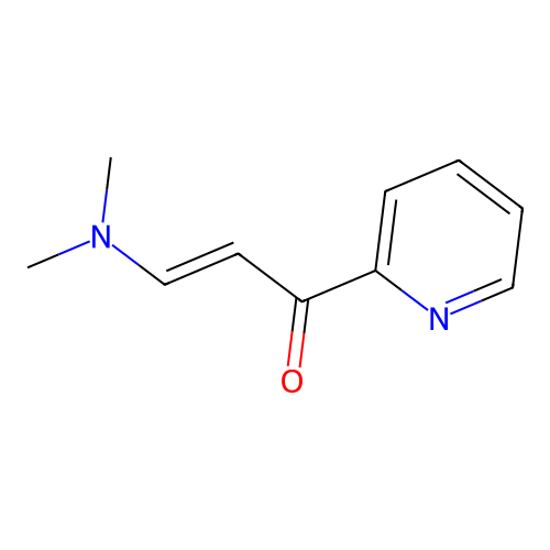 3-Dimethylamino-1-(2-pyridyl)prop-2-en-1-one structure