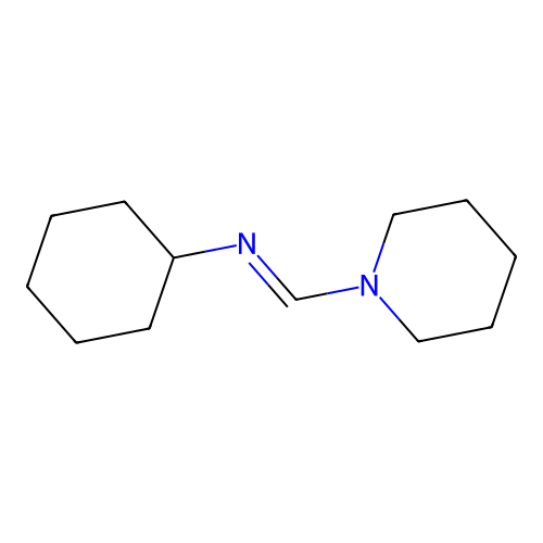 Methanimine, 1-(1-piperidinyl), N-cyclohexyl structure