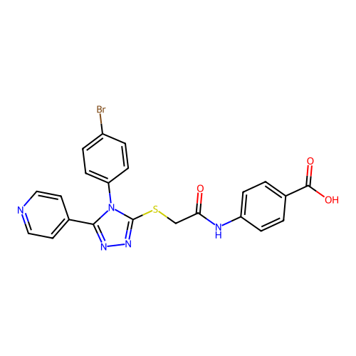 C22H16BrN5O3S structure