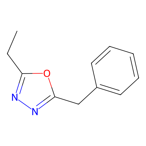 2-Benzyl-5-ethyl-1,3,4-oxadiazole structure