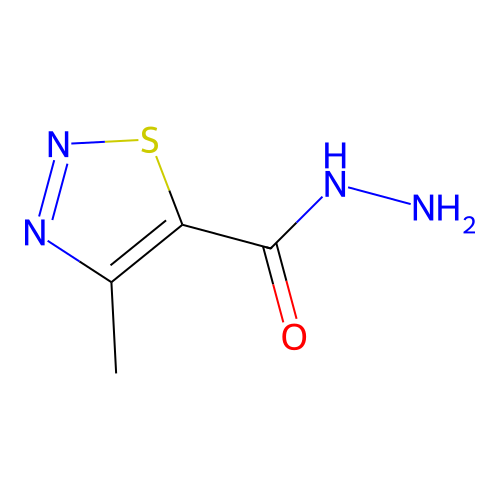 4-Methyl-1,2,3-thiadiazole-5-carbohydrazide structure