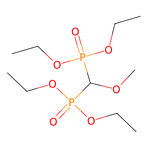 Tetraethyl (methoxymethylene)bis(phosphonate) structure