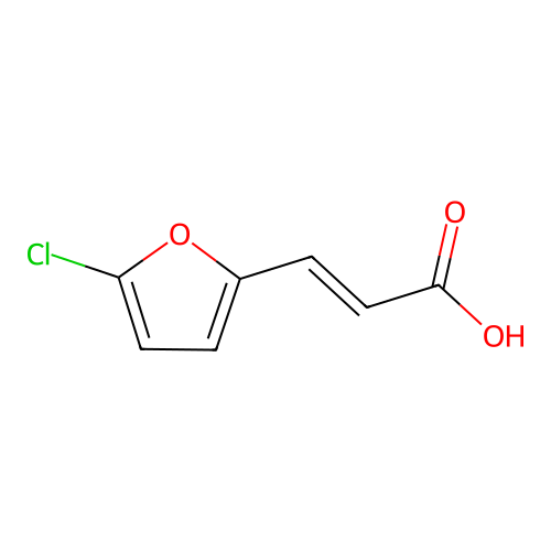 3-(5-Chlorofuran-2-yl)prop-2-enoic acid structure