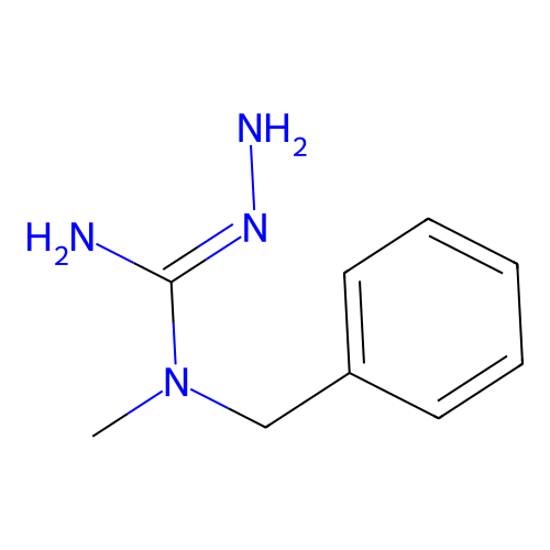2-Amino-1-benzyl-1-methyl-guanidine structure