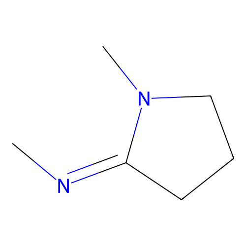Methanamine, N-(1-methyl-2-pyrrolidinylidene)- structure