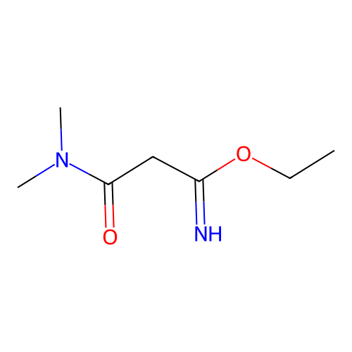 Ethyl 3-(dimethylamino)-3-oxopropanimidate structure