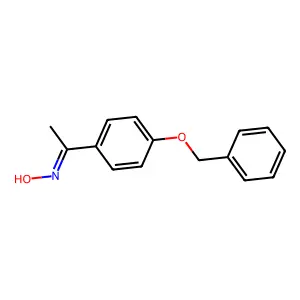 4'-Benzyloxyacetophenone oxime structure