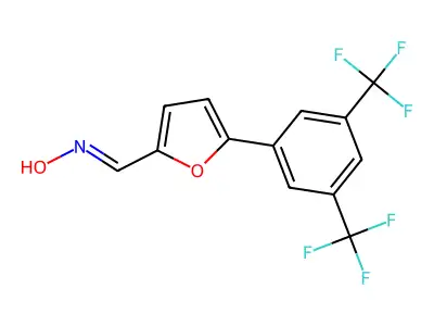 C13H7F6NO2 structure