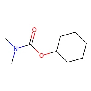 cyclohexyl N,N-dimethylcarbamate structure