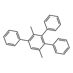 1,4-Dimethyl-2,3,5-triphenylbenzene structure