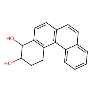 trans-1,2,3,4-Tetrahydrobenzo(c)phenanthrene-3,4-diol structure
