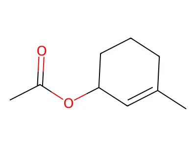 2-Cyclohexen-1-ol, 3-methyl-, acetate structure
