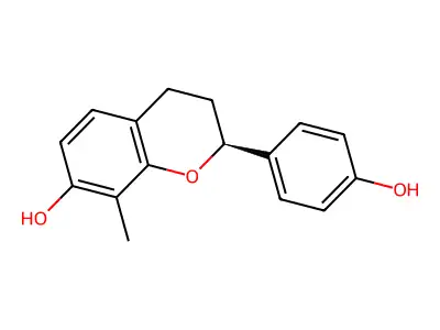 7,4'-Dihydroxy-8-methylflavan structure