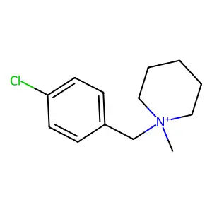1-(4-Chlorobenzyl)-1-methylpiperidinium structure