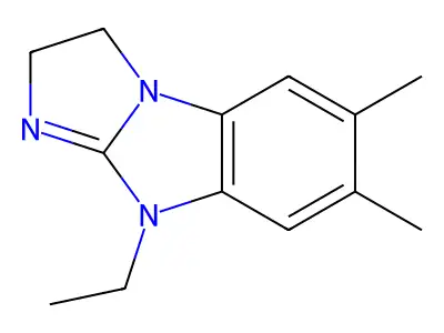 9-ethyl-6,7-dimethyl-2,9-dihydro-3H-imidazo[1,2-a]benzimidazole structure
