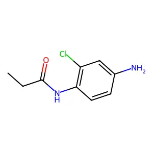 N-(4-amino-2-chlorophenyl)propanamide structure