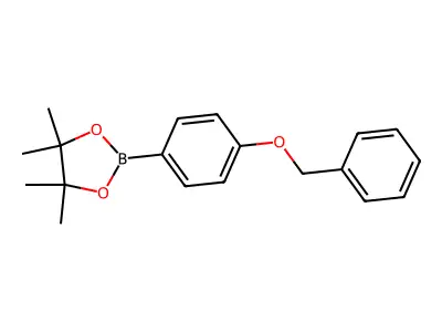 4,4,5,5-Tetramethyl-2-(4-(phenylmethoxy)phenyl)-1,3,2-dioxaborolane structure