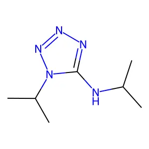 Isopropyl-(1-isopropyl-1H-tetrazol-5-YL)-amine structure