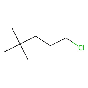 1-Chloro-4,4-dimethylpentane structure