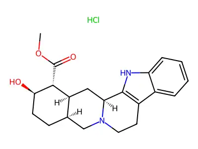 20-alpha-Yohimban, hydrochloride structure