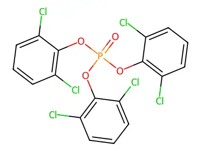 Tris(2,6-dichlorophenyl) phosphate structure