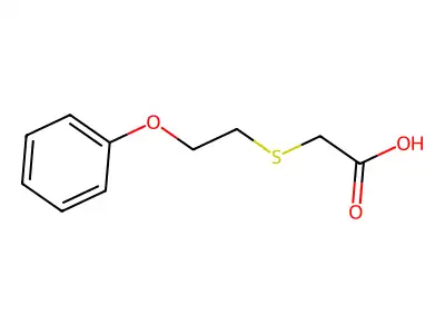 2-[(2-Phenoxyethyl)Thio]Acetic Acid structure