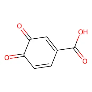 3,4-二氧代-1,5-环己二烯-1-甲酸 structure