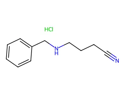 4-((Benzyl)amino)butyronitrile monohydrochloride structure