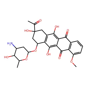 4'-Epidaunomycin structure