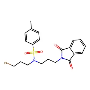 N-(7-Bromo-4-tosyl-4-azaheptyl)phthalimide structure