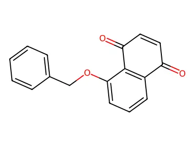 1,4-Naphthalenedione, 5-(phenylmethoxy)- structure