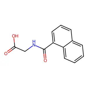 Glycine, N-(1-naphthalenylcarbonyl)- structure