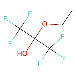 2-Ethoxy-1,1,1,3,3,3-hexafluoropropan-2-ol structure