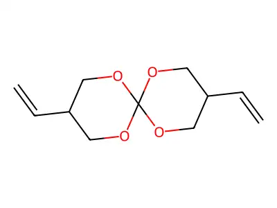 3,9-Diethenyl-1,5,7,11-tetraoxaspiro[5.5]undecane structure