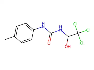 1-(4-Methylphenyl)-3-(2,2,2-trichloro-1-hydroxyethyl)urea structure