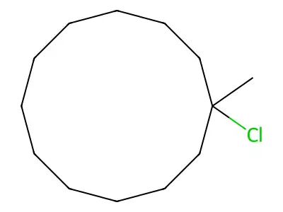 1-Chloro-1-methylcyclododecane structure