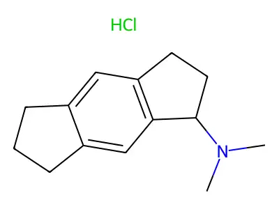 1,2,3,5,6,7-Hexahydro-N,N-dimethyl-s-indacen-1-amine hydrochloride structure