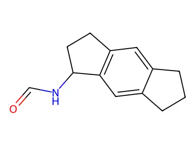 N-(1,2,3,5,6,7-Hexahydro-s-indacen-1-yl)formamide structure