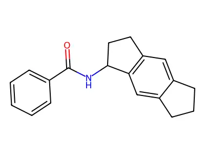 N-(1,2,3,5,6,7-Hexahydro-s-indacen-1-yl)benzamide structure