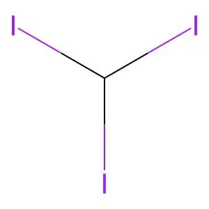 三碘甲烷 structure