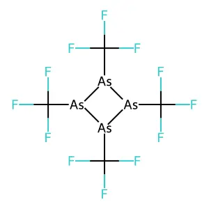 Tetraarsetane, tetrakis(trifluoromethyl)- structure