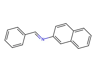 N-Benzylidene-2-naphthylamine structure
